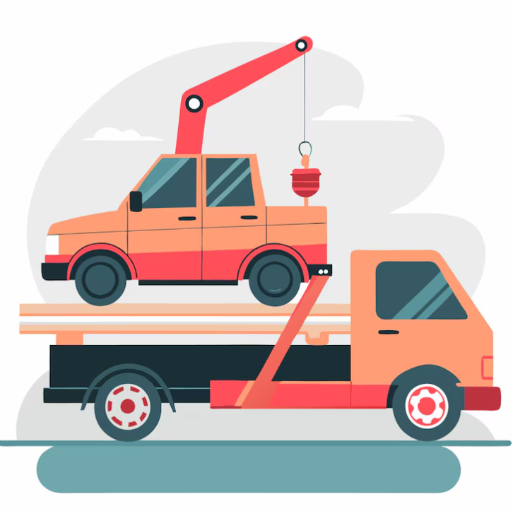 Crane and towing service